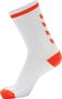 Hummel Elite Indoor Sock Low - white/diva pink