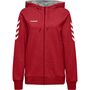 Hummel Hmlgo Cotton Zip Hoodie Woman - true red