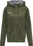 Hummel Hmlgo Cotton Zip Hoodie Woman - grape leaf