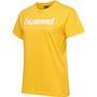 Hummel HMLGO COTTON LOGO T-SHIRT WOMAN S/S - sports yellow