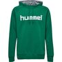 Hummel Hmlgo Cotton Logo Hoodie - evergreen