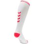 Hummel Elite Indoor Sock High - white/diva pink
