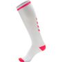 Hummel Elite Indoor Sock High - white/diva pink