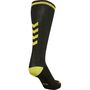 Hummel Elite Indoor Sock High - black/blazing yellow