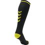 Hummel Elite Indoor Sock High - black/blazing yellow