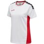 Hummel Hmlauthentic Poly Jersey Woman S/S - white/true red