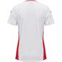 Hummel Hmlauthentic Poly Jersey Woman S/S - white/true red