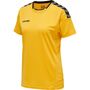 Hummel Hmlauthentic Poly Jersey Woman S/S - sports yellow/black