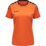 Hummel Hmlauthentic Poly Jersey Woman S/S - tangerine