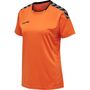 Hummel Hmlauthentic Poly Jersey Woman S/S - tangerine