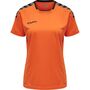 Hummel Hmlauthentic Poly Jersey Woman S/S - tangerine