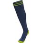 Hummel Element Football Sock - dark denim/lime punch