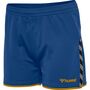 Hummel Hmlauthentic Poly Shorts Woman - true blue/sports yellow