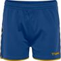 Hummel Hmlauthentic Poly Shorts Woman - true blue/sports yellow