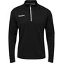 Hummel Hmlauthentic Half Zip Sweatshirt - black/white