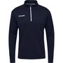 Hummel Hmlauthentic Half Zip Sweatshirt - marine