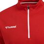 Hummel Hmlauthentic Half Zip Sweatshirt - true red