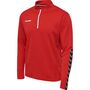 Hummel Hmlauthentic Half Zip Sweatshirt - true red