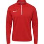 Hummel Hmlauthentic Half Zip Sweatshirt - true red