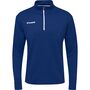 Hummel Hmlauthentic Half Zip Sweatshirt - true blue
