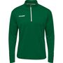 Hummel Hmlauthentic Half Zip Sweatshirt - evergreen