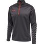Hummel Hmlauthentic Kids Half Zip Sweatshi - asphalt