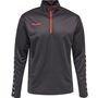 Hummel Hmlauthentic Kids Half Zip Sweatshi - asphalt
