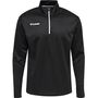 Hummel Hmlauthentic Kids Half Zip Sweatshi - black/white