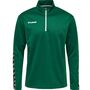 Hummel Hmlauthentic Kids Half Zip Sweatshi - evergreen
