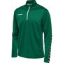 Hummel Hmlauthentic Kids Half Zip Sweatshi - evergreen