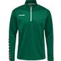 Hummel Hmlauthentic Kids Half Zip Sweatshi - evergreen