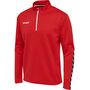 Hummel Hmlauthentic Kids Half Zip Sweatshi - true red