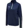 Hummel Hmlauthentic Half Zip Sweatshirt Wo - marine