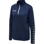 Hummel Hmlauthentic Half Zip Sweatshirt Wo - marine