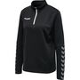 Hummel Hmlauthentic Half Zip Sweatshirt Wo - black/white