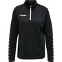 Hummel Hmlauthentic Half Zip Sweatshirt Wo - black/white