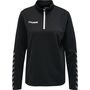 Hummel Hmlauthentic Half Zip Sweatshirt Wo - black/white