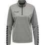 Hummel Hmlauthentic Half Zip Sweatshirt Wo - grey melange