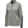 Hummel Hmlauthentic Half Zip Sweatshirt Wo - grey melange