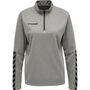 Hummel Hmlauthentic Half Zip Sweatshirt Wo - grey melange