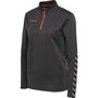 Hummel Hmlauthentic Half Zip Sweatshirt Wo - asphalt