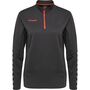 Hummel Hmlauthentic Half Zip Sweatshirt Wo - asphalt