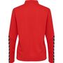 Hummel Hmlauthentic Half Zip Sweatshirt Wo - true red