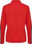 Hummel Hmlauthentic Half Zip Sweatshirt Wo - true red