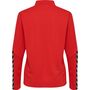 Hummel Hmlauthentic Half Zip Sweatshirt Wo - true red