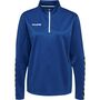 Hummel Hmlauthentic Half Zip Sweatshirt Wo - true blue
