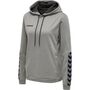 Hummel Hmlauthentic Poly Hoodie Woman - grey melange