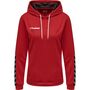Hummel Hmlauthentic Poly Hoodie Woman - true red