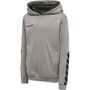 Hummel Hmlauthentic Kids Poly Hoodie - grey melange