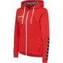 Hummel Hmlauthentic Poly Zip Hoodie Woman - true red